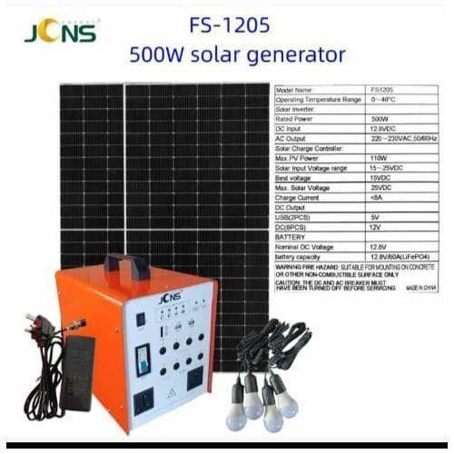 JCNS 500w solar generator 