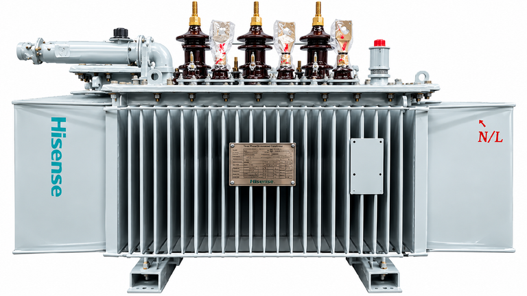 Hisense 1000kVA 3phase oil-immersed step-down/up transformer